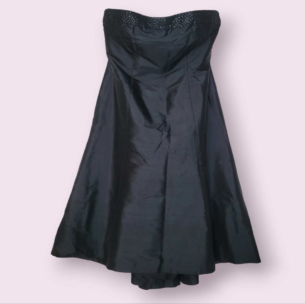 Lauren Ralph‎ Lauren Silk Strapless Dress Size 10P